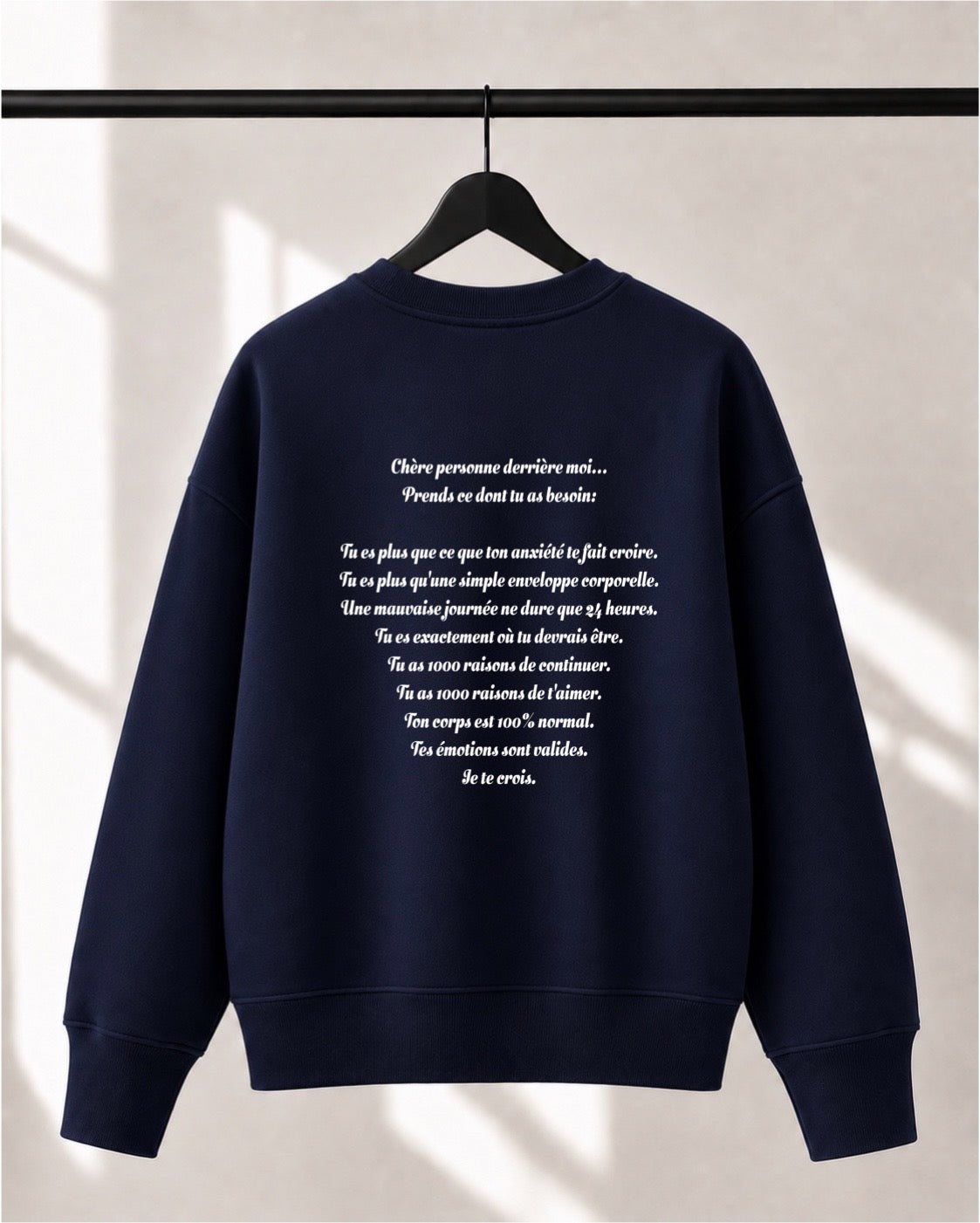 Crewneck Lusso unisexe «Be kind»