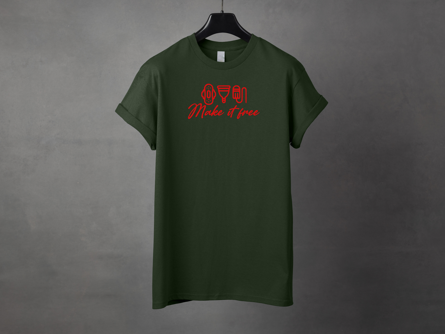 T-shirt unisexe «Make it free»