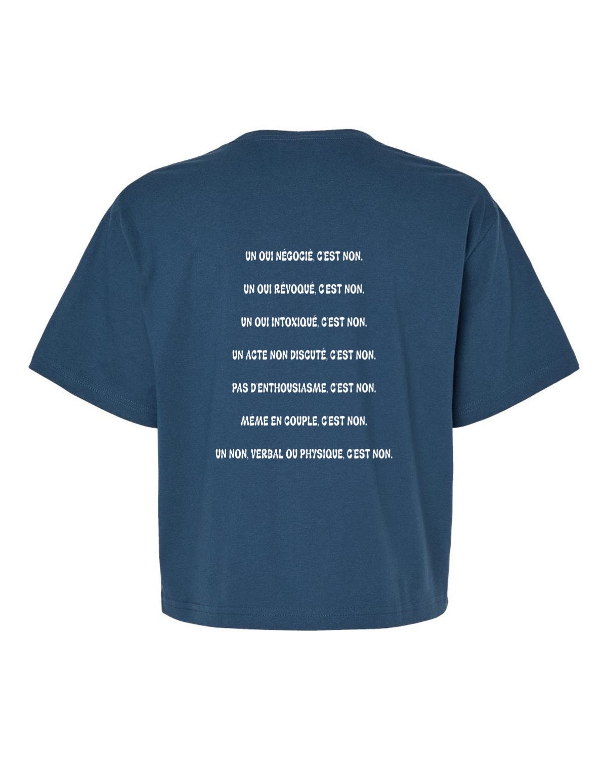 T-shirt court « Non, c'est non »