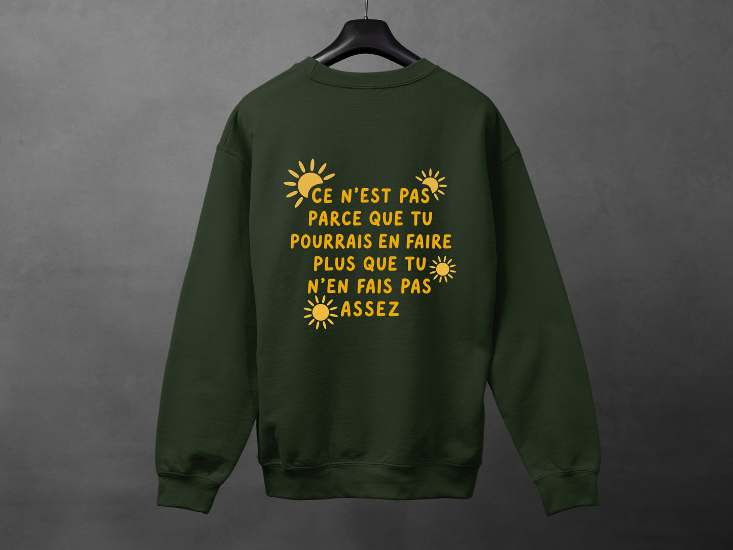 Crewneck unisexe «Suffisant»