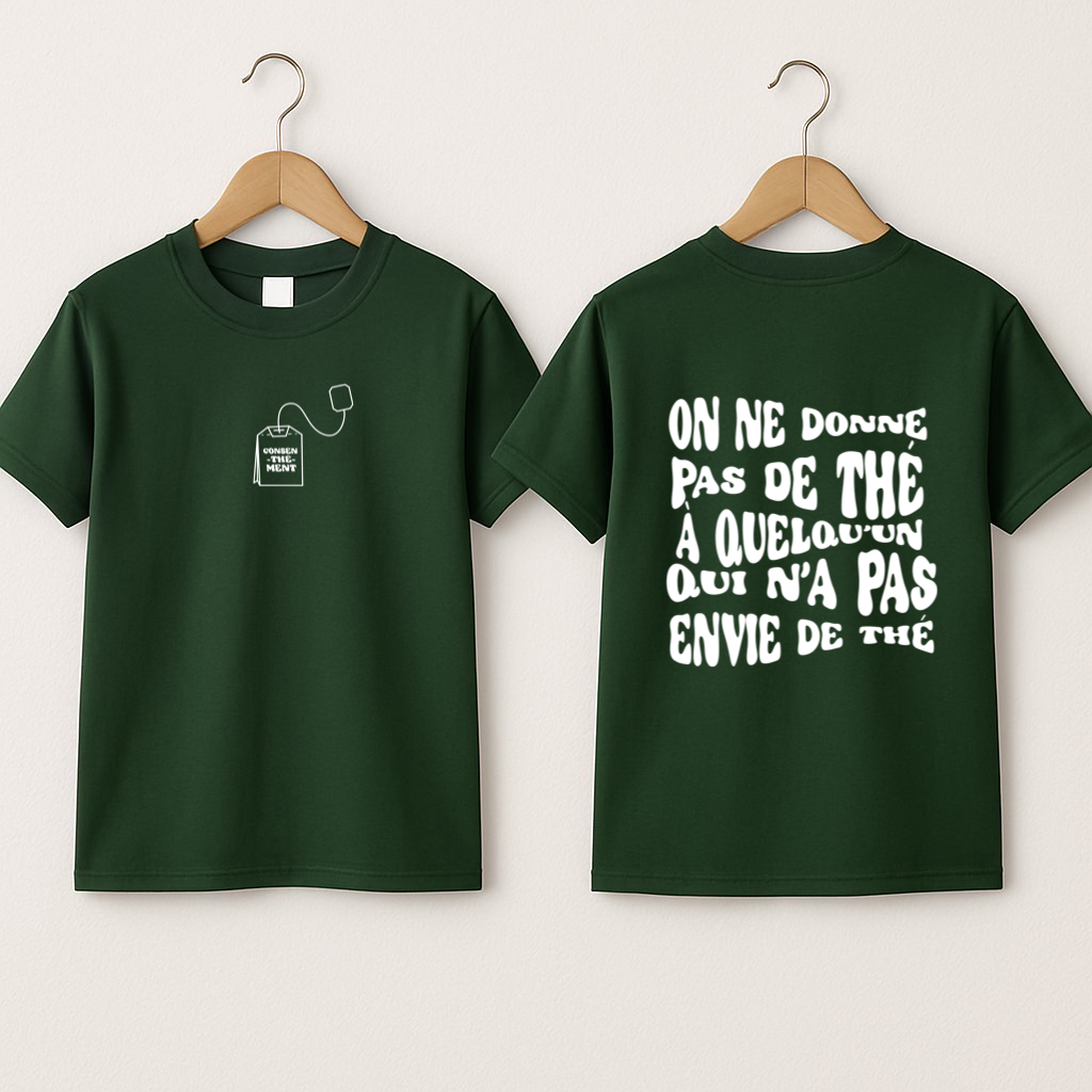T-shirt enfant « Consen-thé-ment »