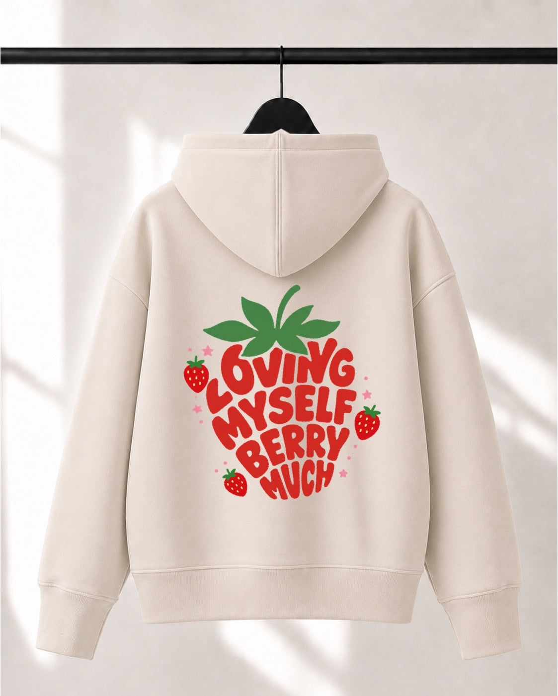 Hoodie Lusso unisexe «Loving myself berry much»
