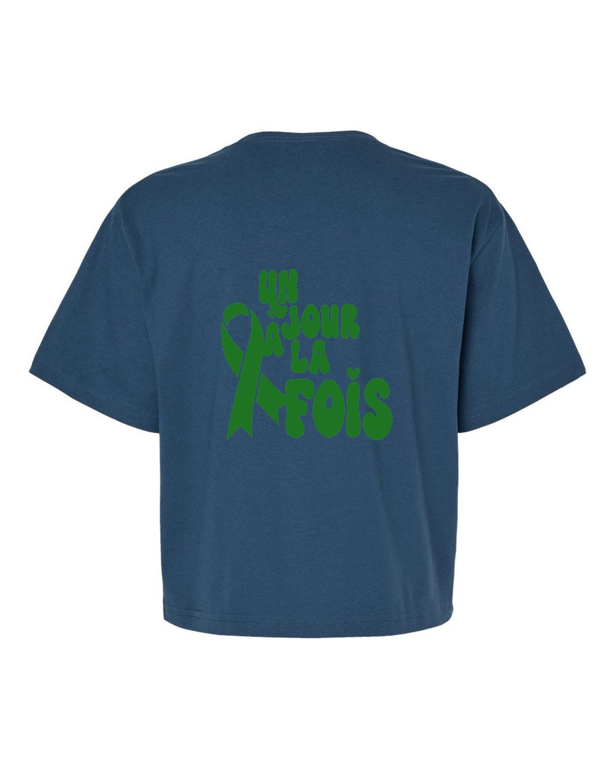 T-shirt court « Un jour à la fois »