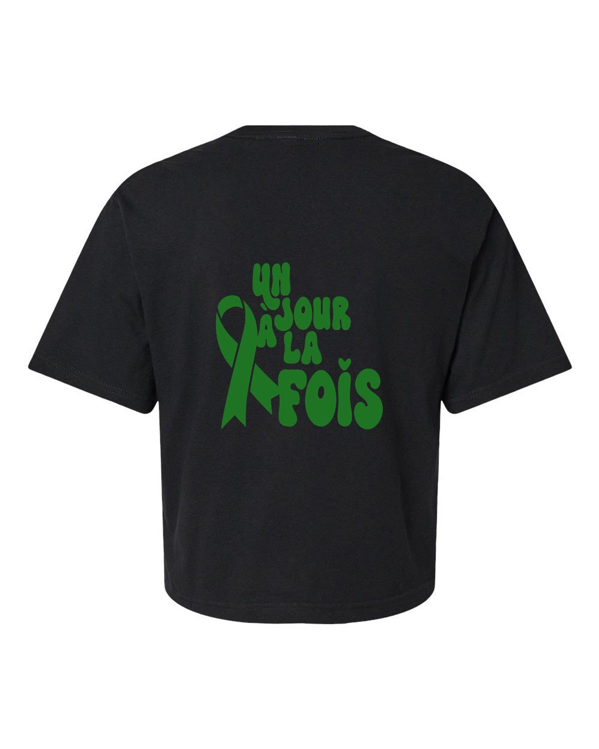 T-shirt court « Un jour à la fois »