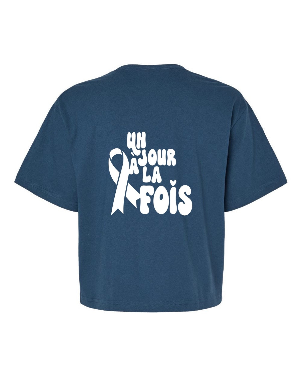 T-shirt court « Un jour à la fois »