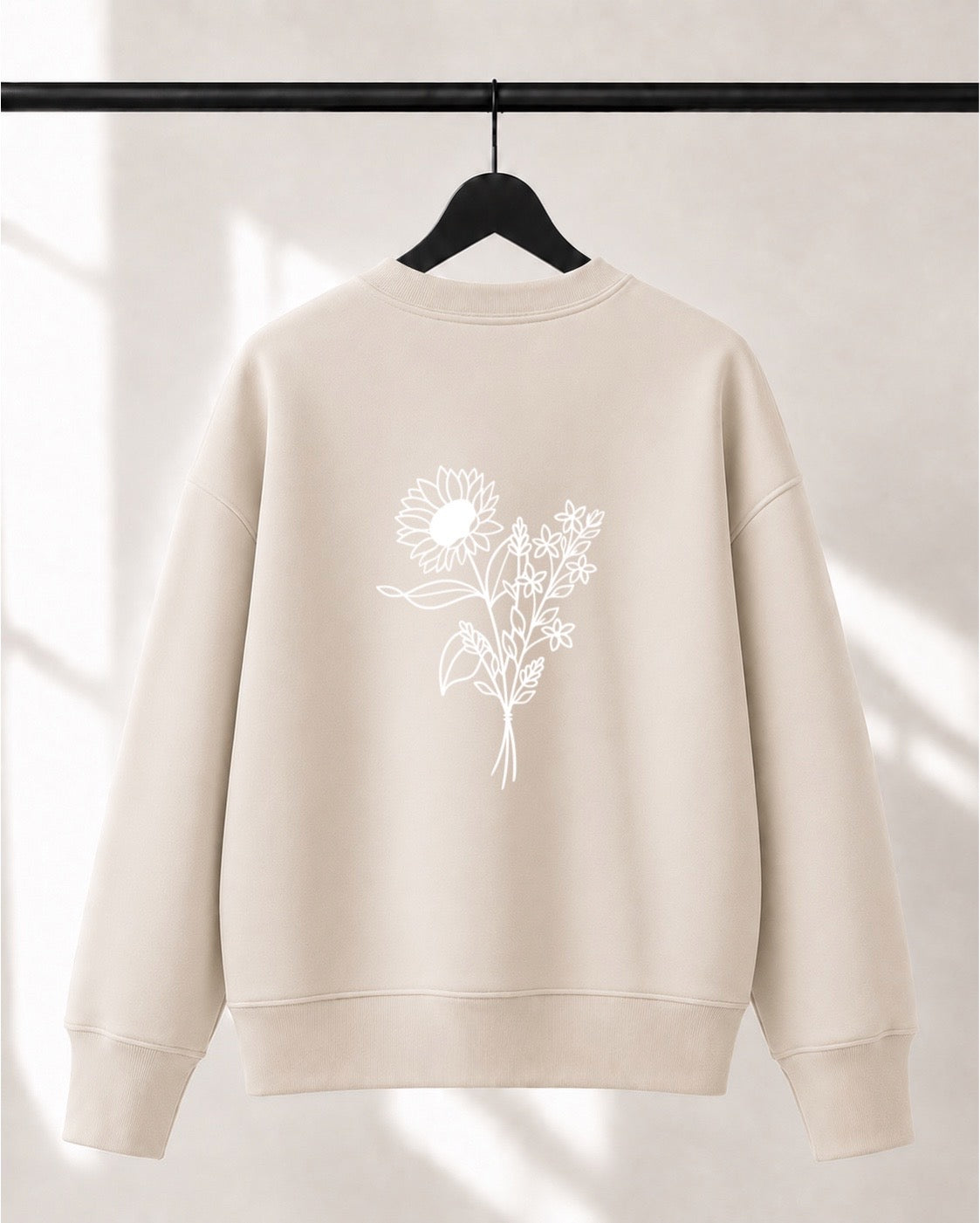 Crewneck Lusso unisexe «I can buy myself flowers»