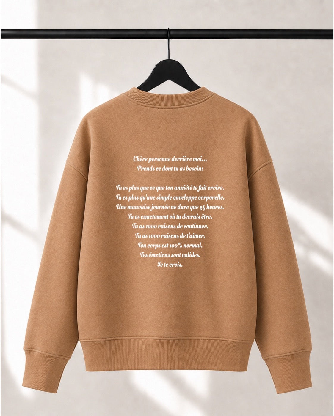 Crewneck Lusso unisexe «Be kind»