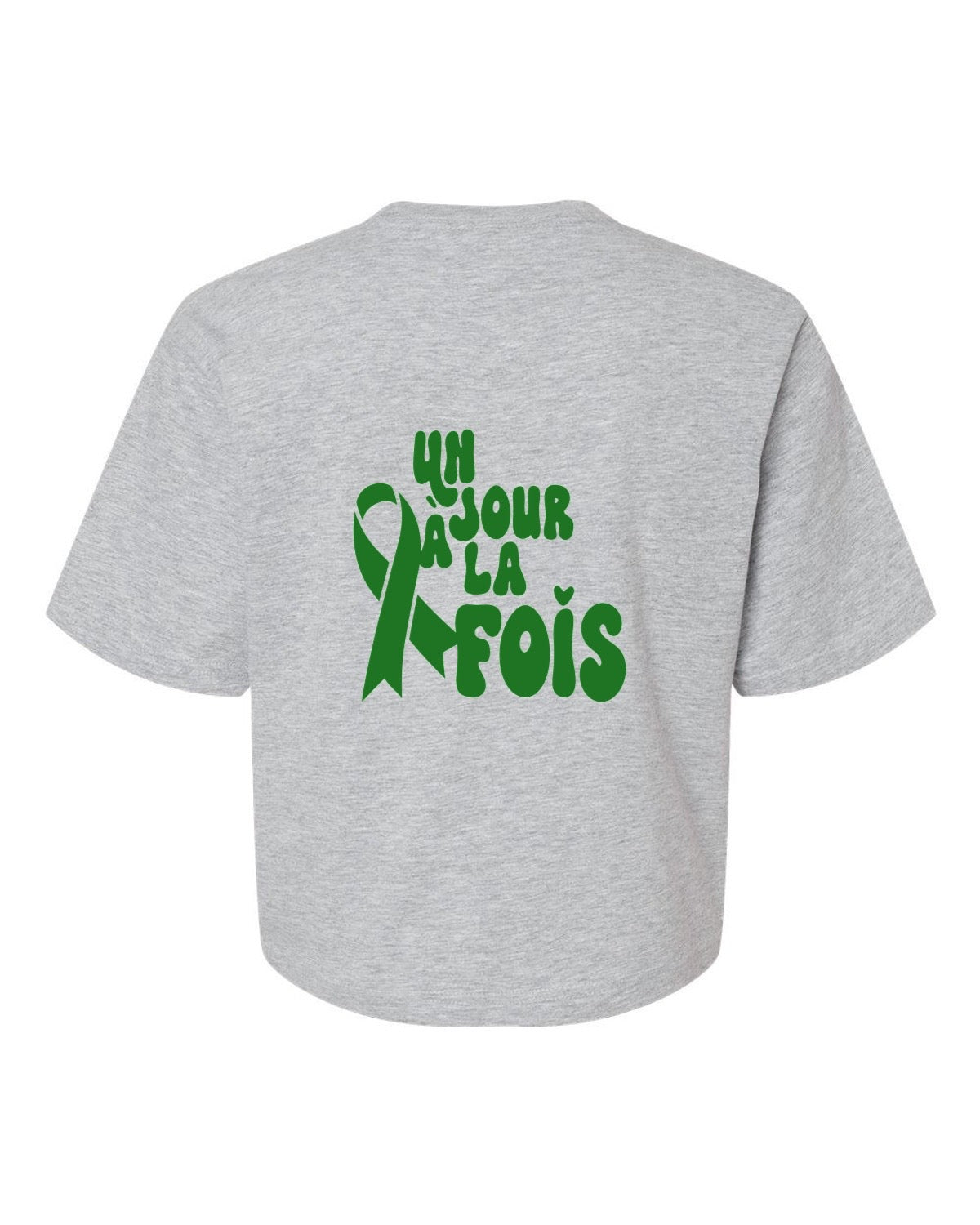 T-shirt court « Un jour à la fois »