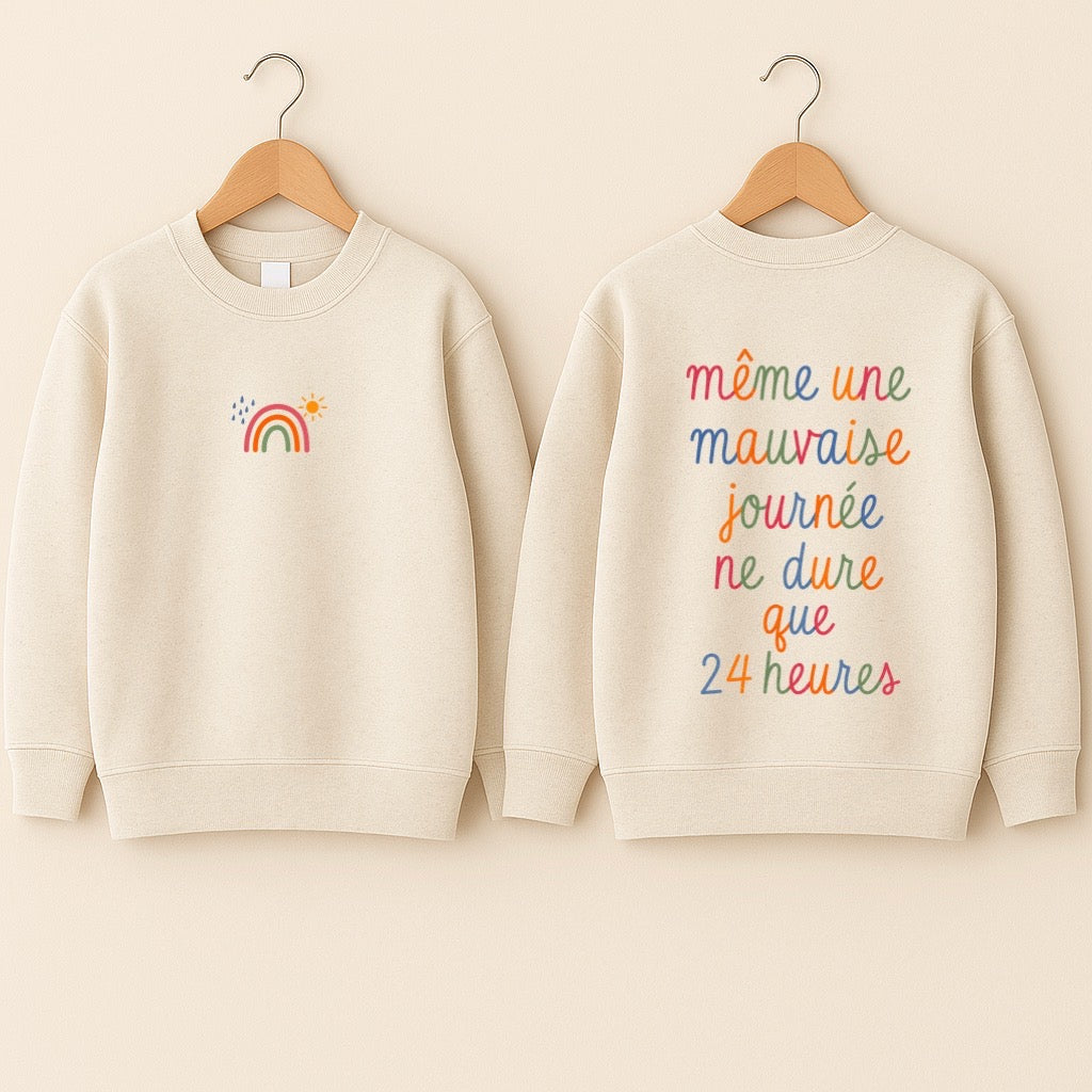 Crewneck bébé «24 heures»