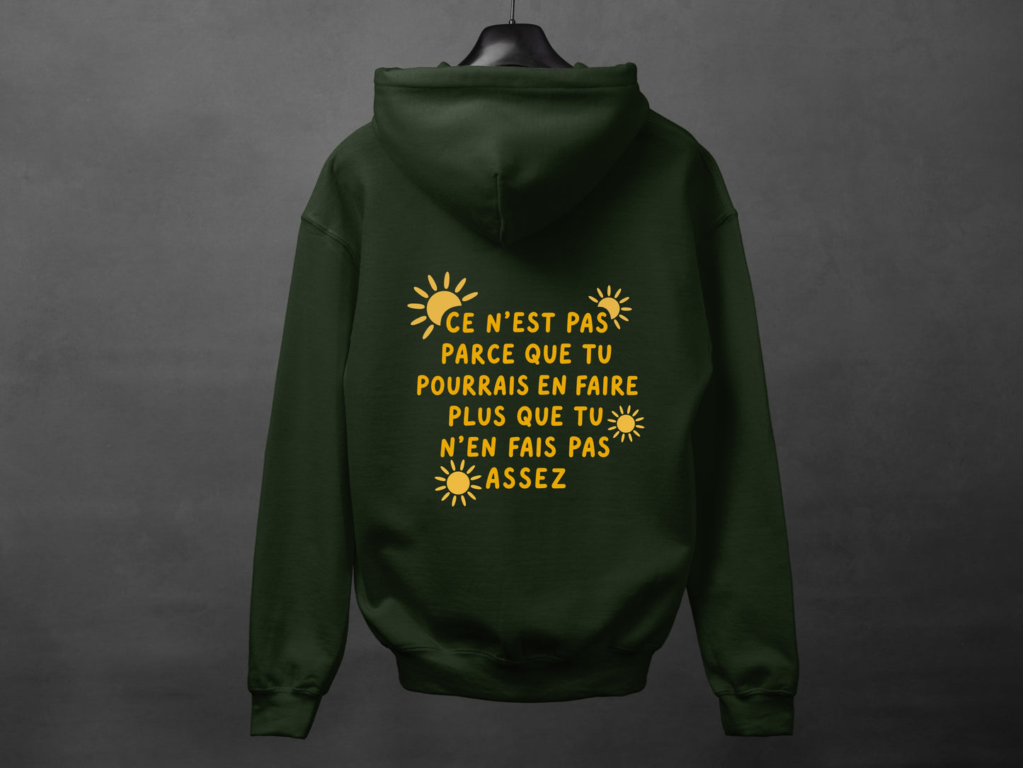 Hoodie unisexe «Suffisant»