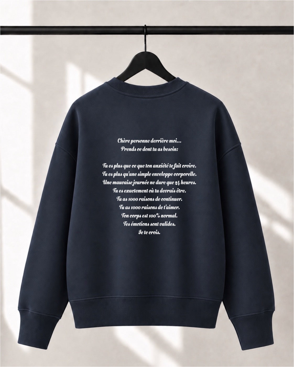 Crewneck Lusso unisexe «Be kind»