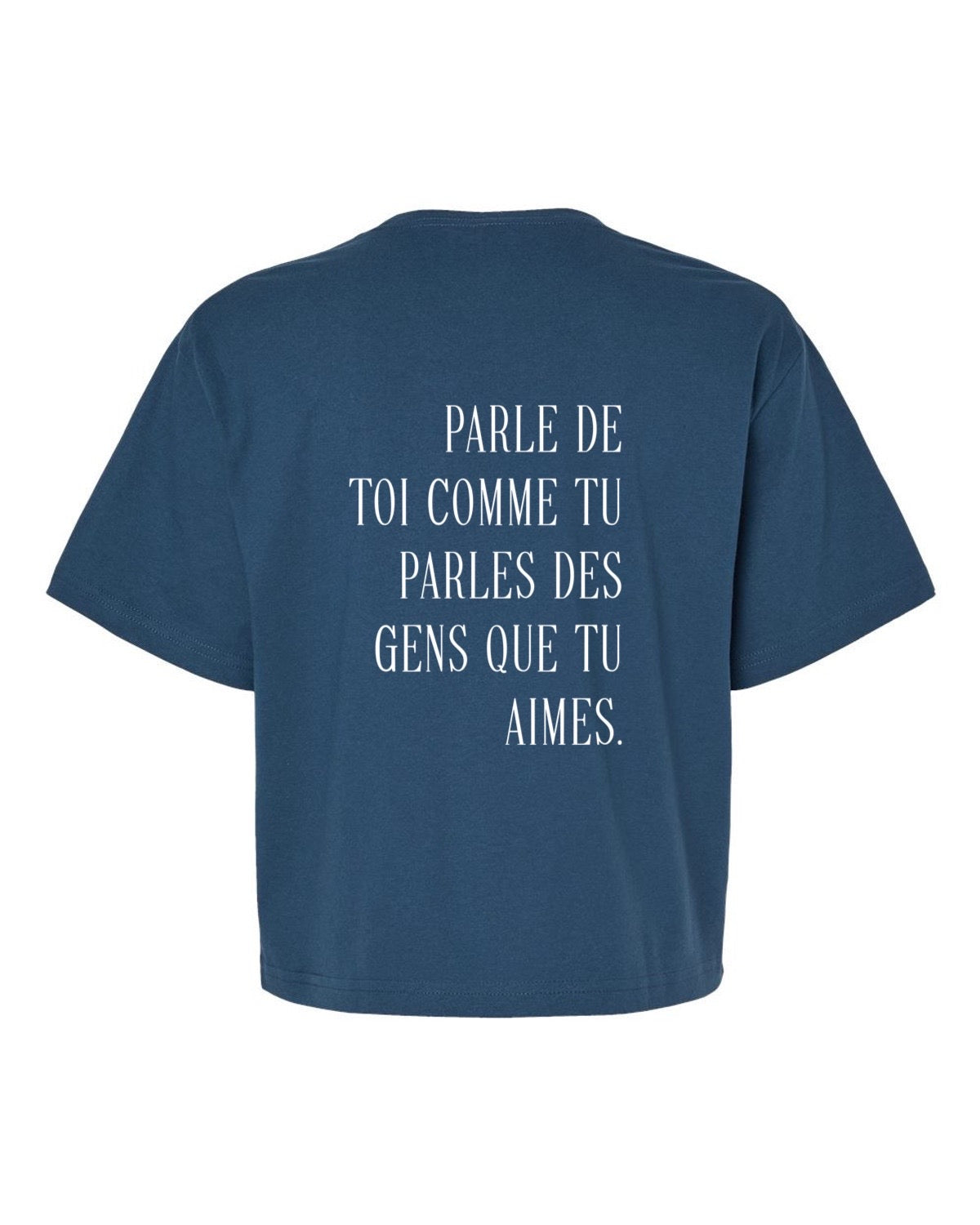 T-shirt court « Parle de toi avec amour »