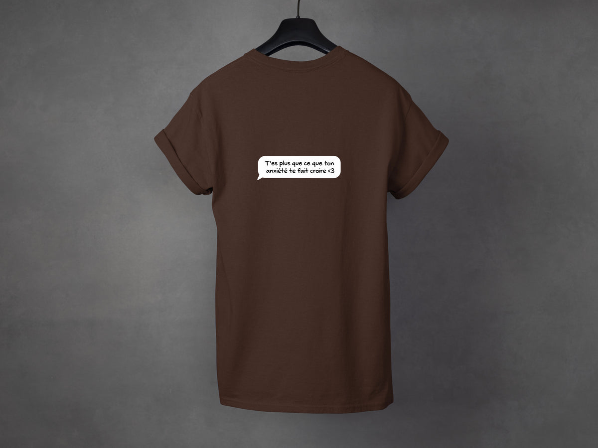 T-shirt unisexe «Texto du cœur»
