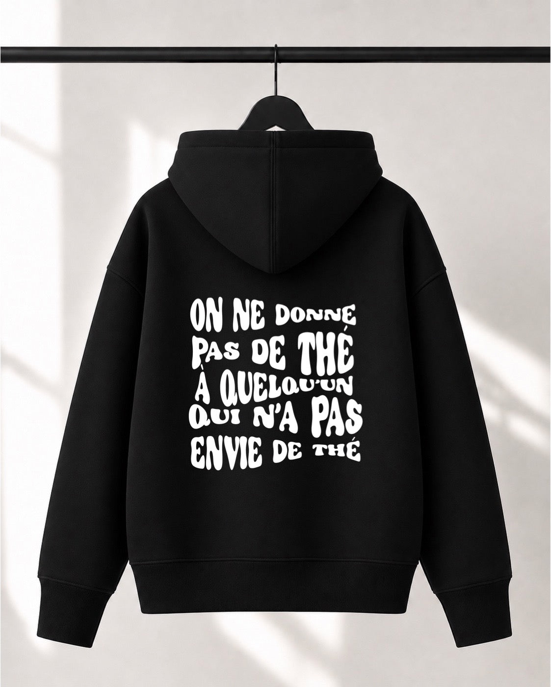 Hoodie Lusso unisexe «Consen-thé-ment»