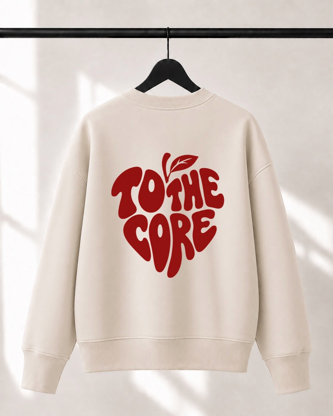 Crewneck Lusso unisexe «Loving myself to the core»