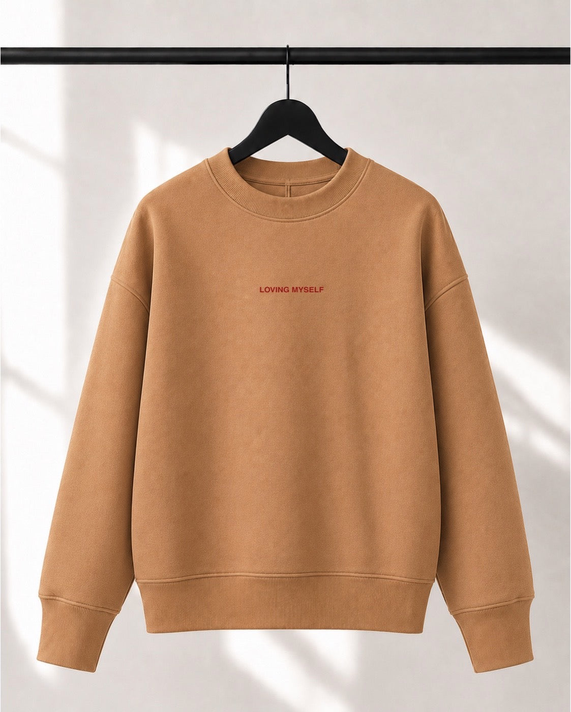 Crewneck Lusso unisexe «Loving myself to the core»