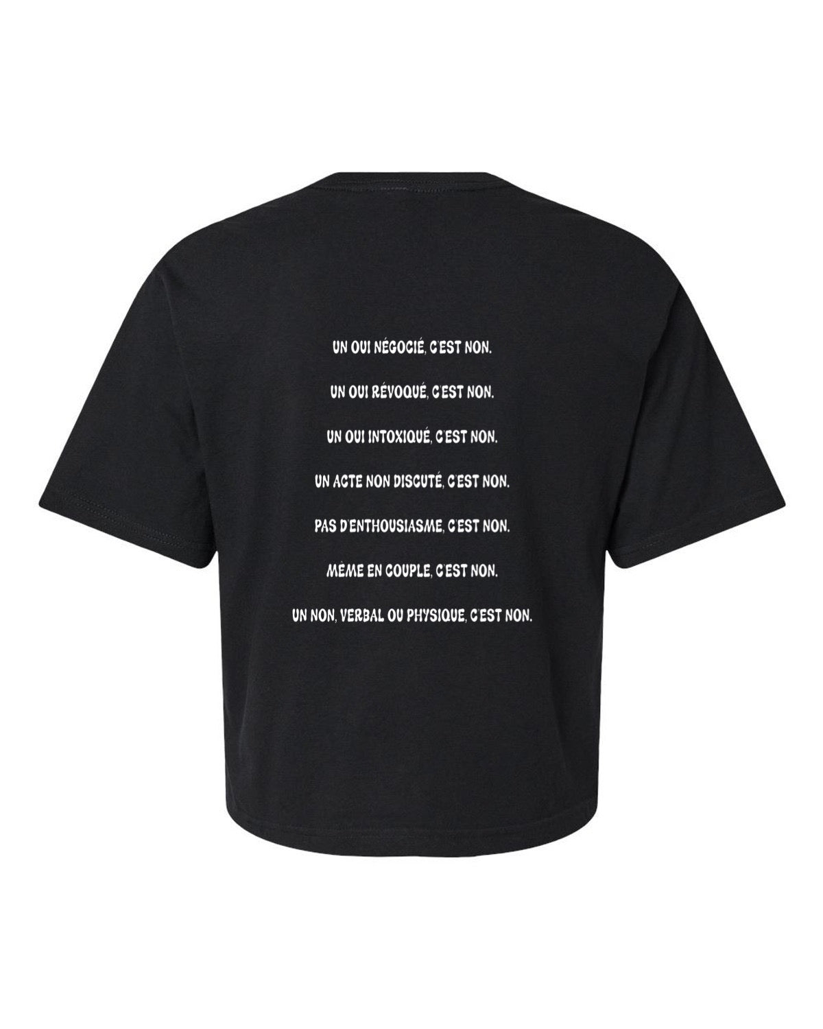 T-shirt court « Non, c'est non »