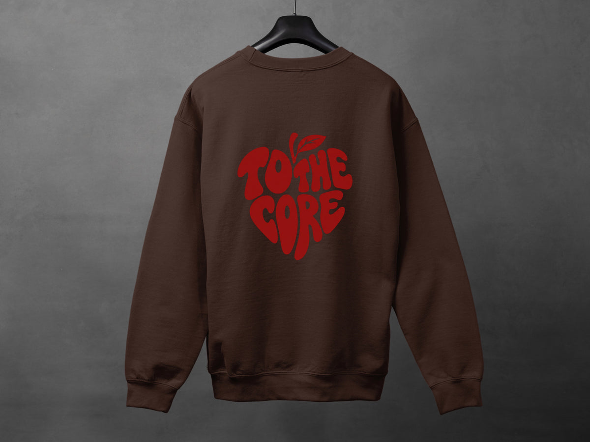 Crewneck unisexe «Loving myself to the core»