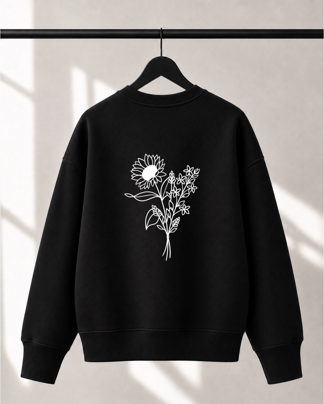 Crewneck Lusso unisexe «I can buy myself flowers»