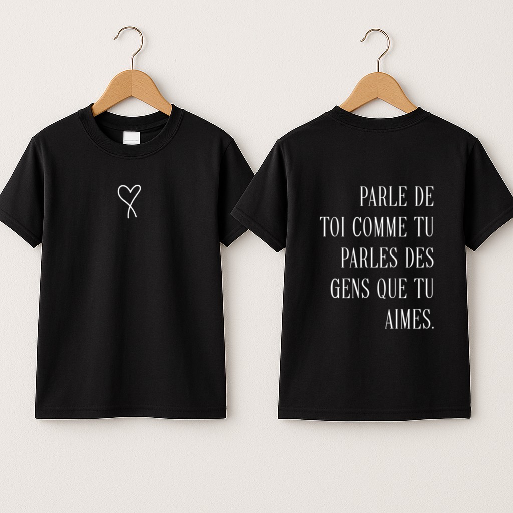 T-shirt bébé «Parle de toi avec amour»