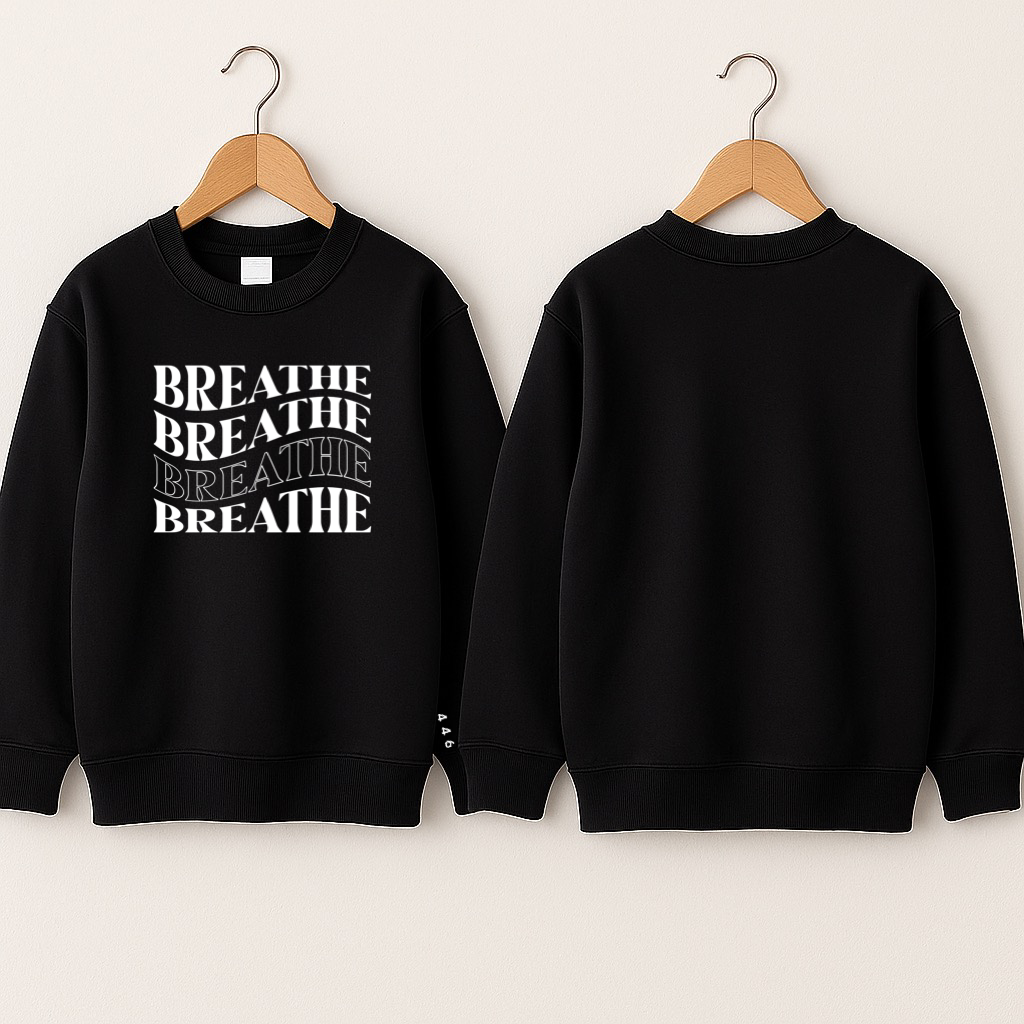 Crewneck bébé «Breathe»