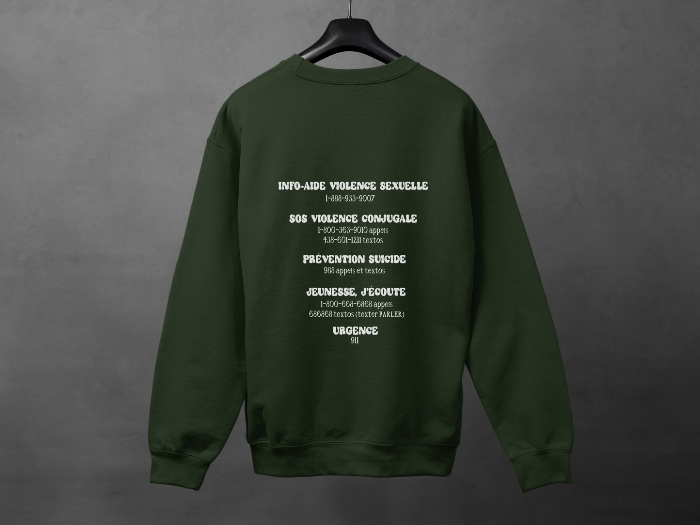 Crewneck unisexe «You matter»