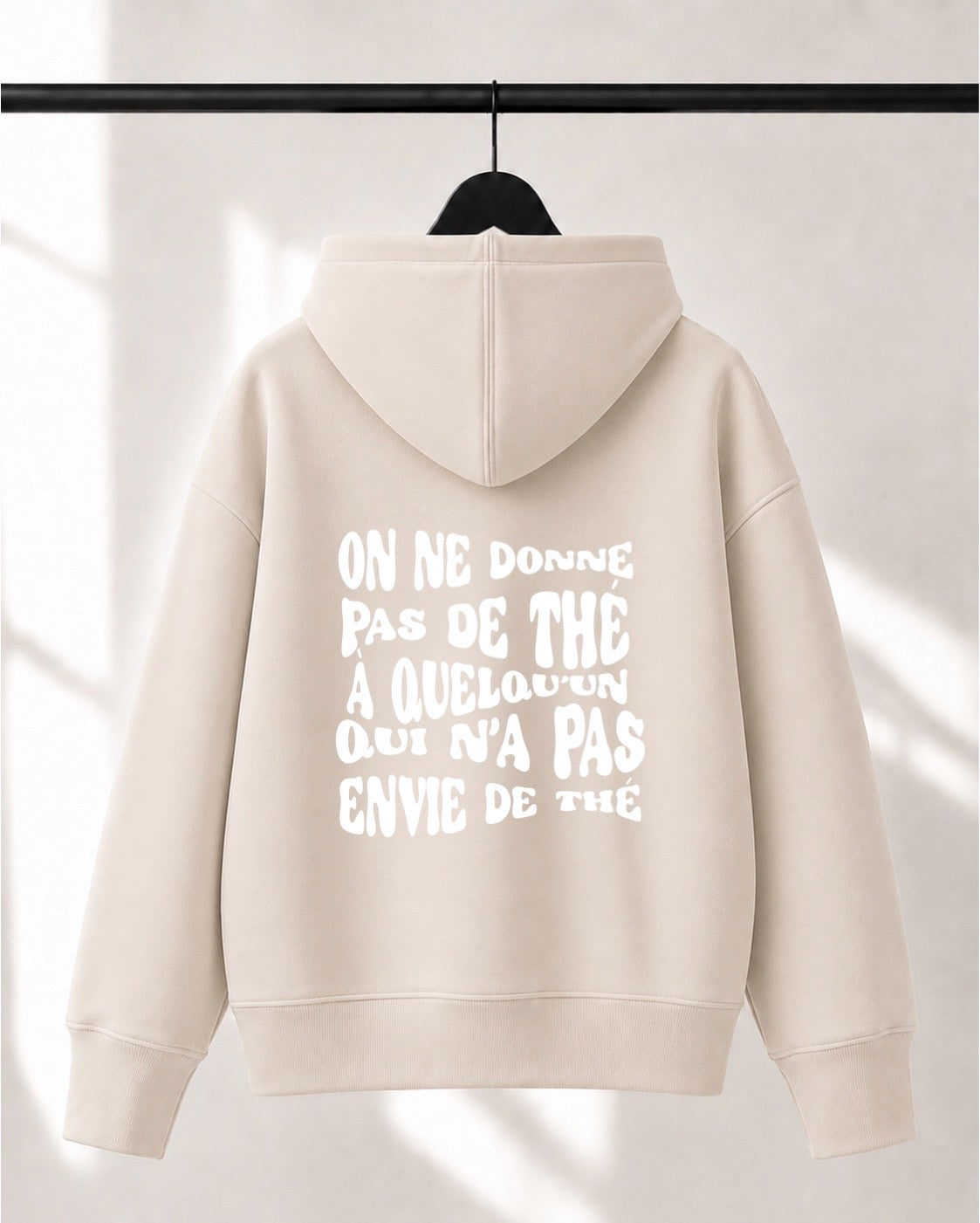 Hoodie Lusso unisexe «Consen-thé-ment»