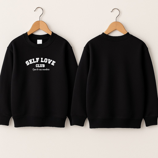 Crewneck bébé «Self love club»