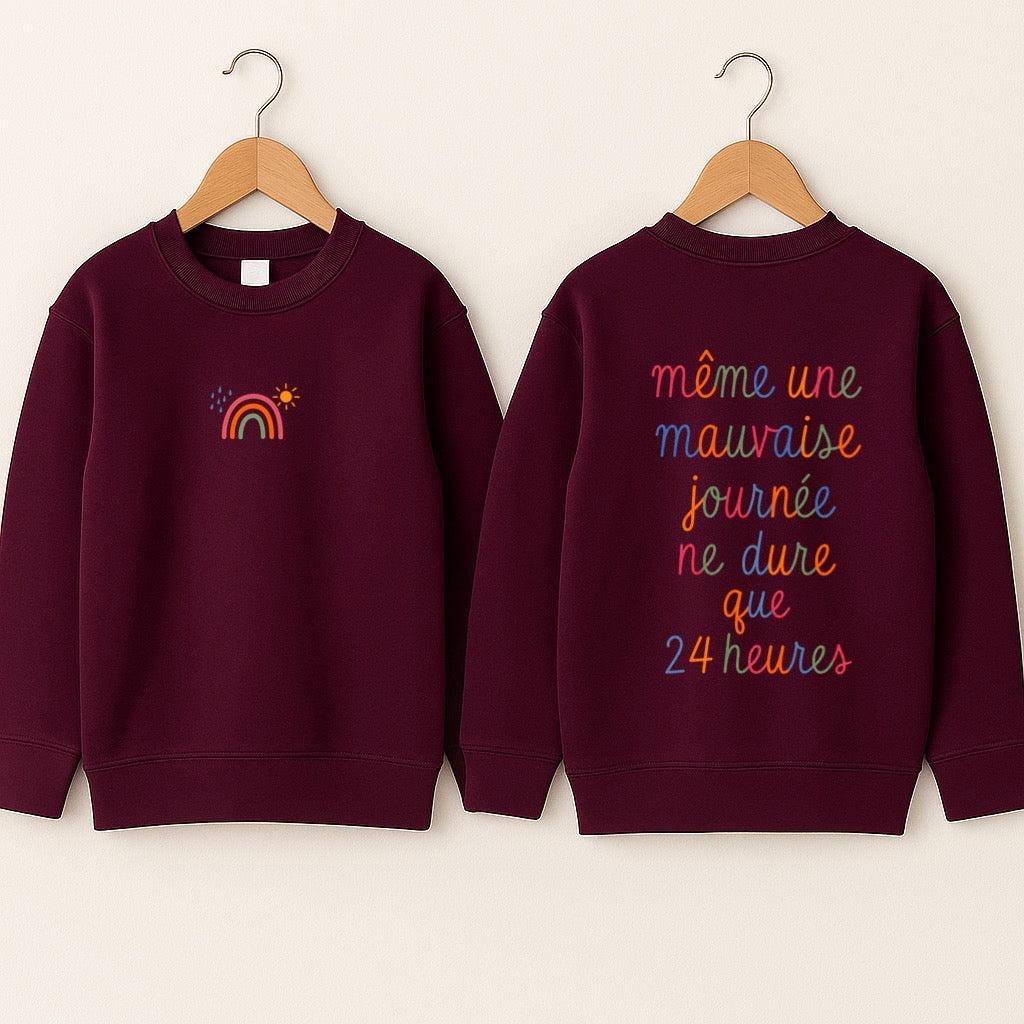 Crewneck enfant «24 heures»