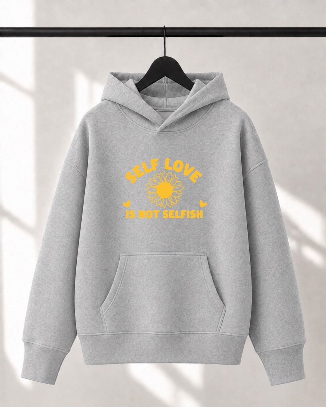 Hoodie Lusso unisexe «Self love is not selfish»