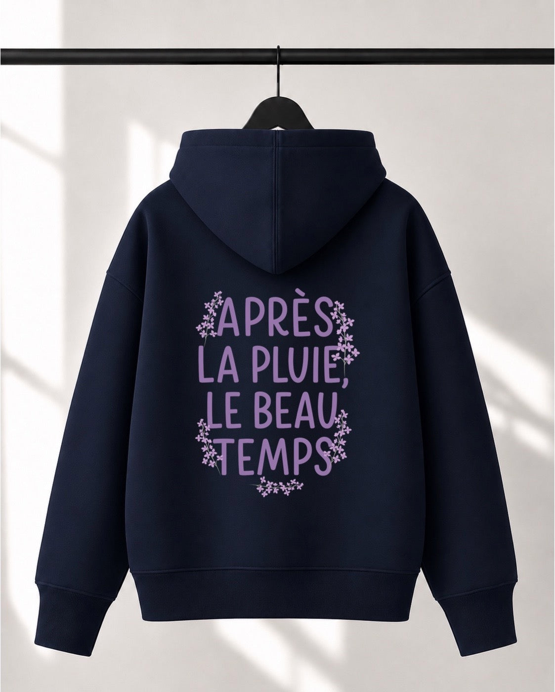 Hoodie Lusso unisexe «Après la pluie, le beau temps»
