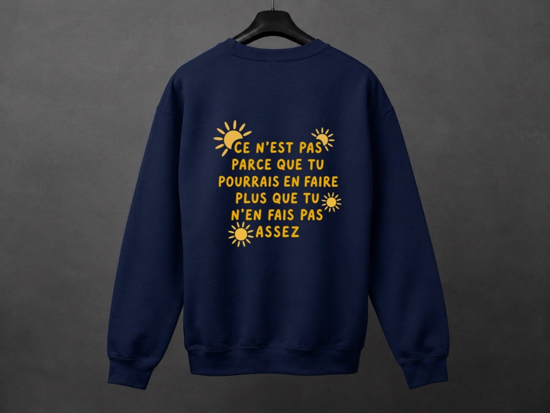 Crewneck unisexe «Suffisant»