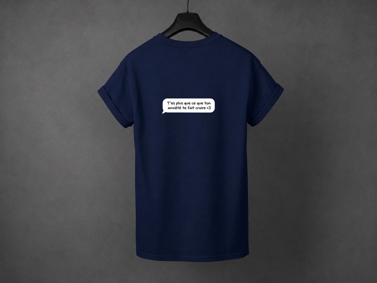 T-shirt unisexe «Texto du cœur»