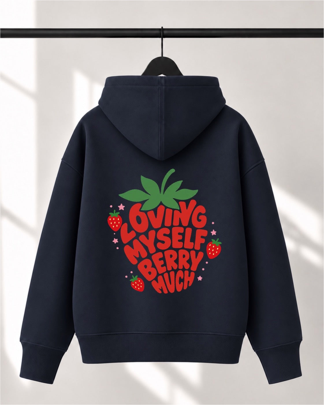 Hoodie Lusso unisexe «Loving myself berry much»