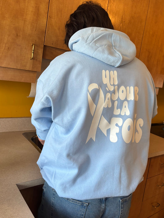 Hoodie unisexe «Un jour à la fois»