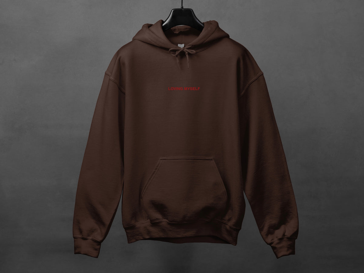 Hoodie unisexe «Loving myself to the core»