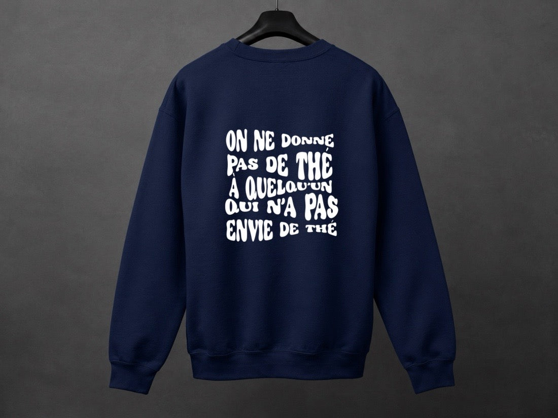 Crewneck unisexe «Consen-thé-ment»