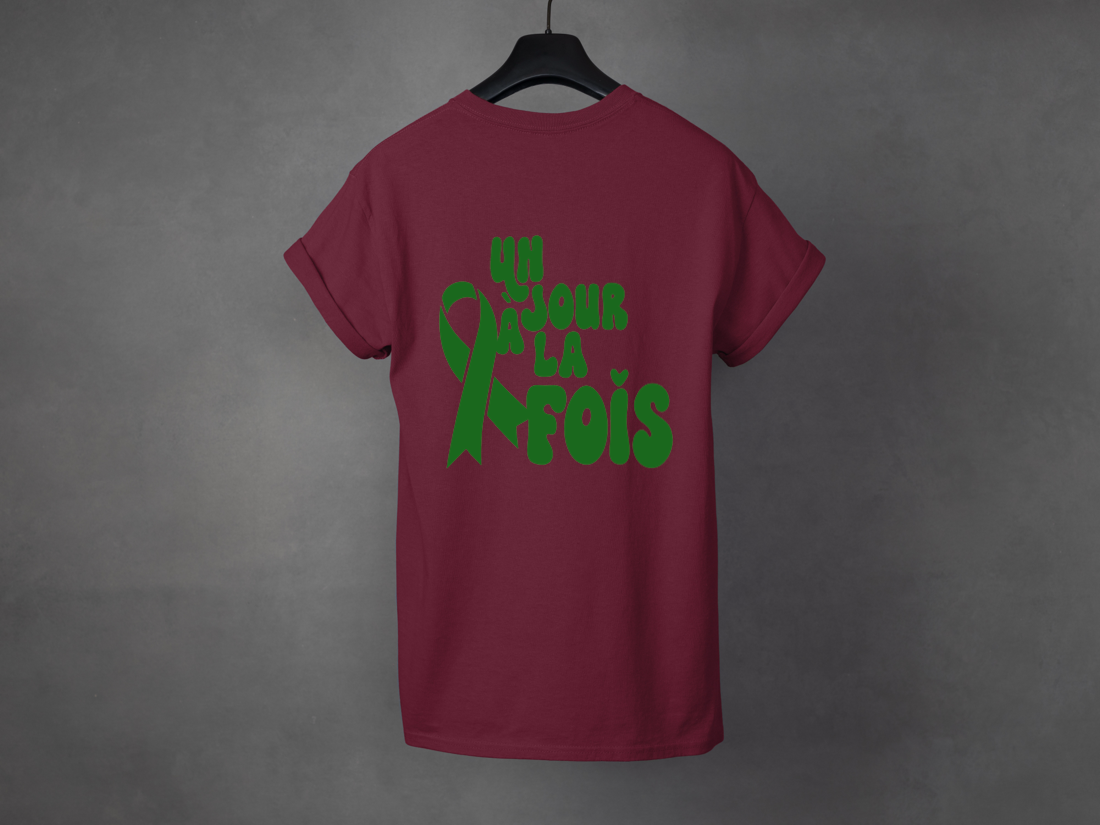 T-shirt unisexe «Un jour à la fois»