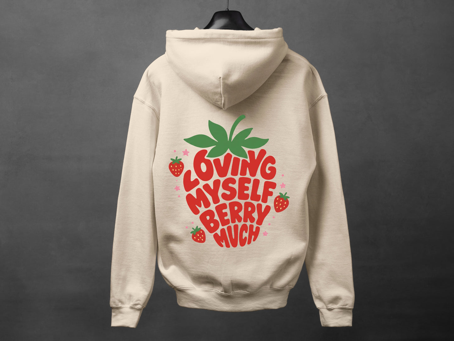 Hoodie unisexe «Loving myself berry much»
