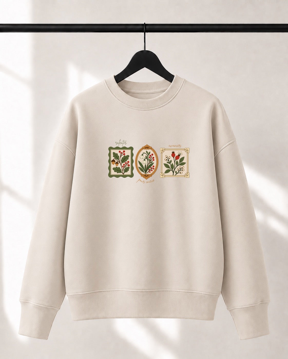 Crewneck Lusso unisexe «Ralentir pour mieux avancer»