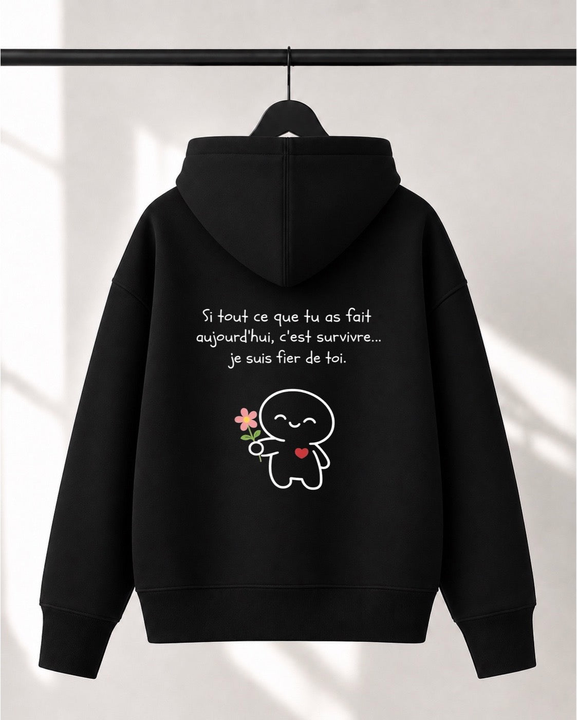 Hoodie Lusso unisexe «Aujourd'hui»