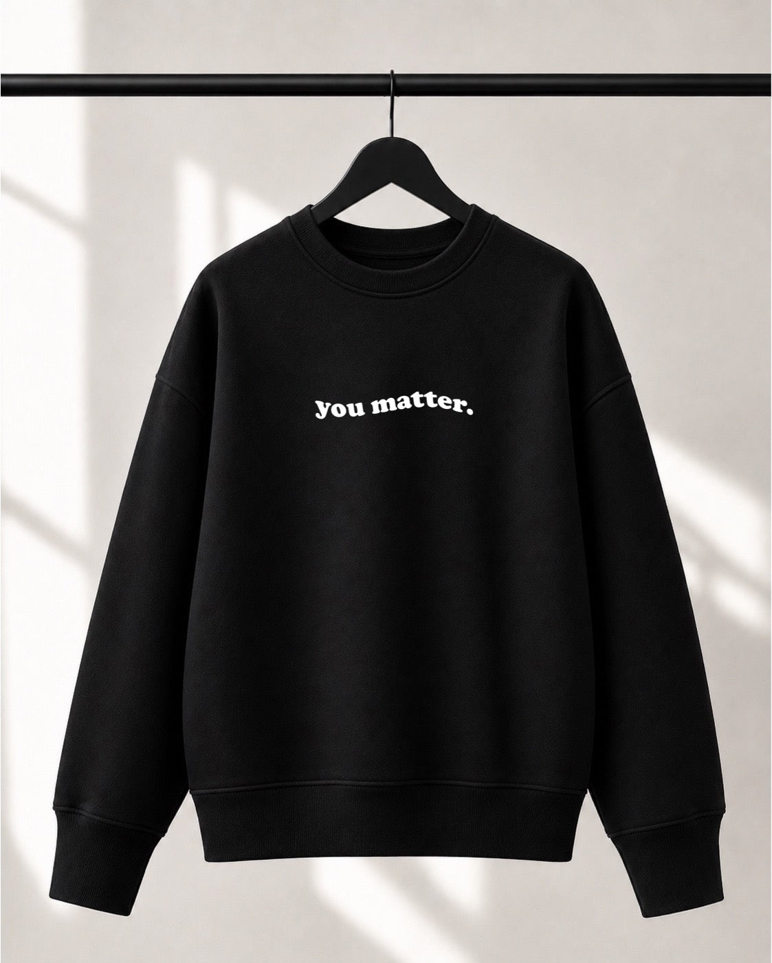Crewneck Lusso unisexe «You matter»