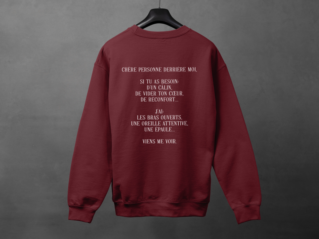 Crewneck unisexe «Safe place club»