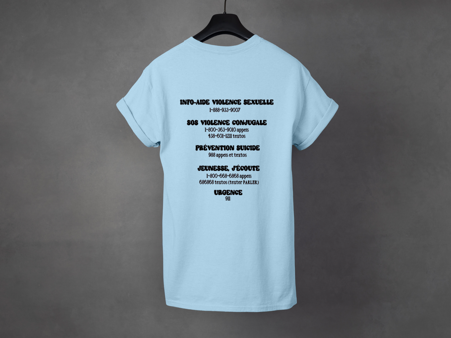 T-shirt unisexe «You matter»