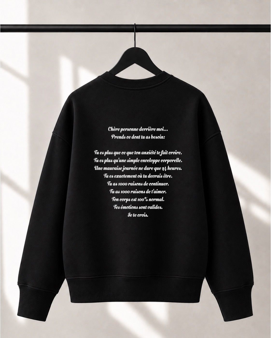 Crewneck Lusso unisexe «Be kind»