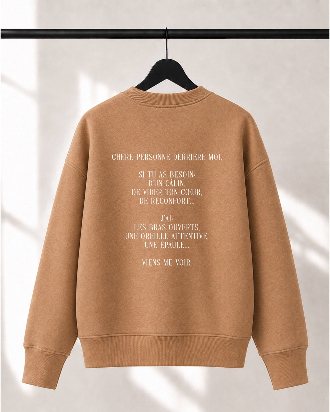 Crewneck Lusso unisexe «Safe place club»