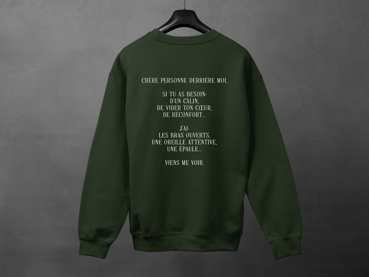 Crewneck unisexe «Safe place club»