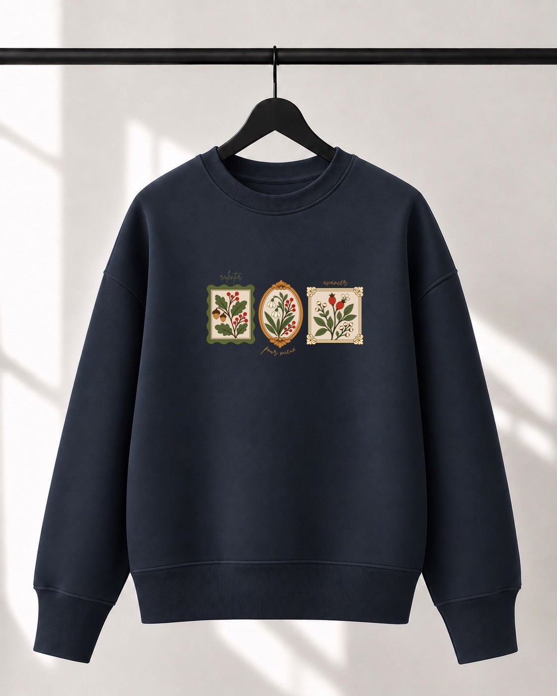 Crewneck Lusso unisexe «Ralentir pour mieux avancer»