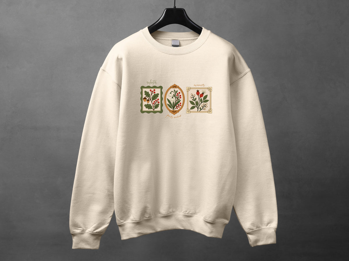 Crewneck unisexe «Ralentir pour mieux avancer»