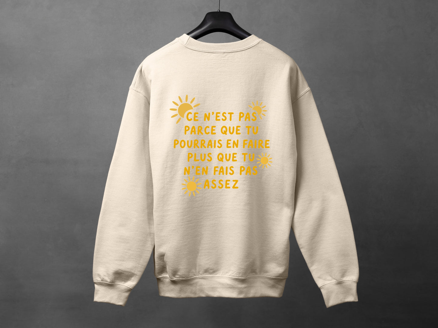 Crewneck unisexe «Suffisant»
